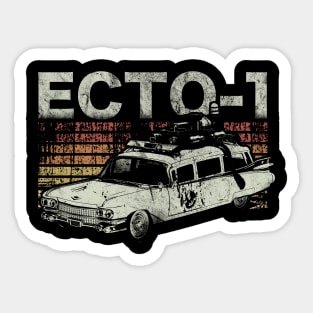 Retro Ecto 1 Sticker